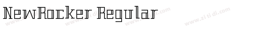NewRocker Regular字体转换